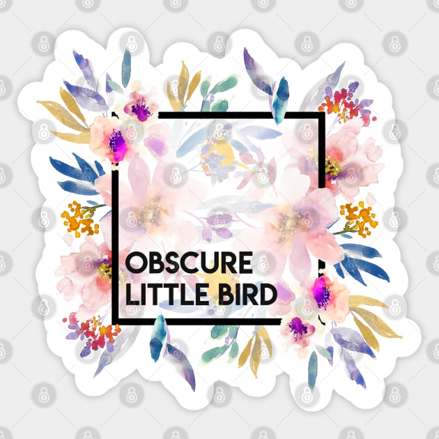 Obscure Little Bird Sticker by AnObscureBird
